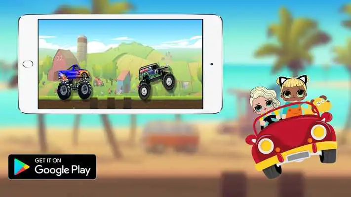 Play Lol Surprise Eggs racing Dolls