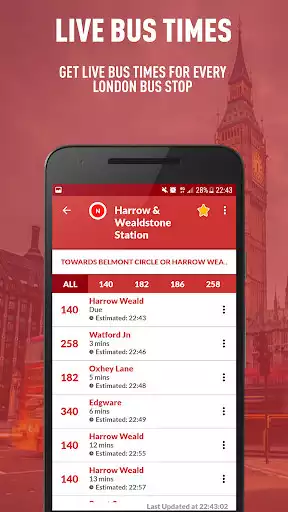 Play London Live Bus Times - TfL Buses