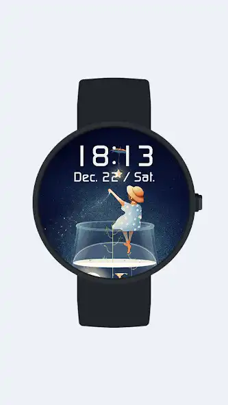 Play Lonely Star Gif Watch Face  and enjoy Lonely Star Gif Watch Face with UptoPlay
