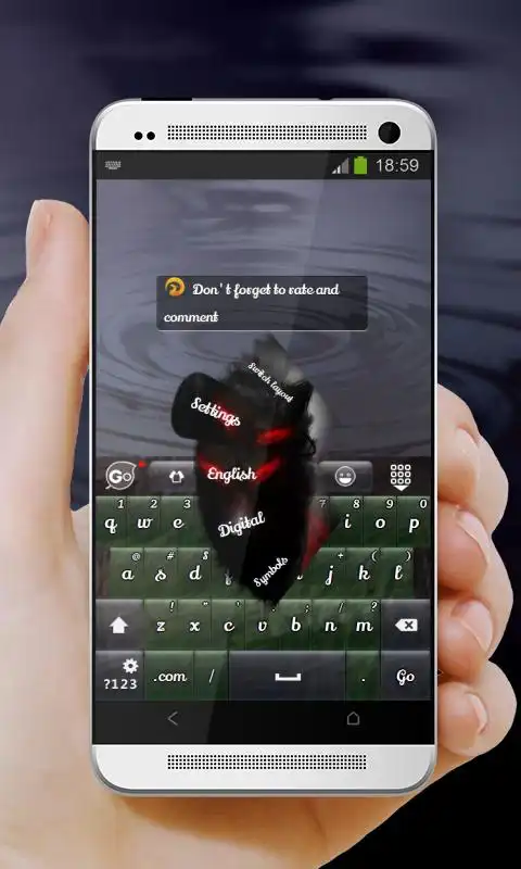 Play Lone wolf GO Keyboard