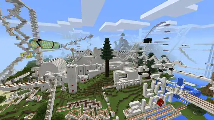 Play Long amusement ride. MCPE map Play Long amusement ride. MCPE map