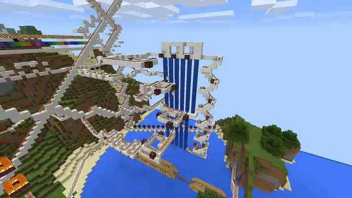 Play Long amusement ride. MCPE map Play Long amusement ride. MCPE map
