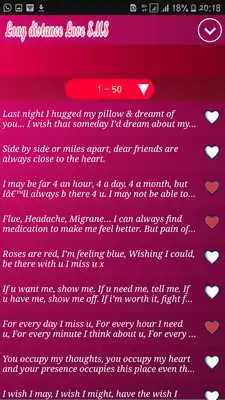 Play Long Distance Love SMS