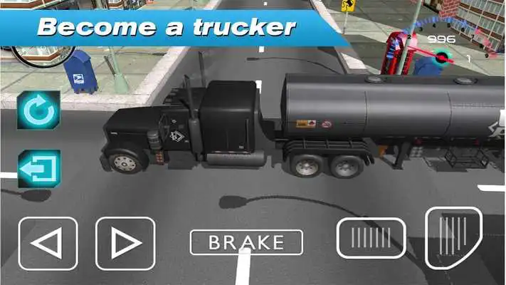 Play Long Distance Truck Driver 3D