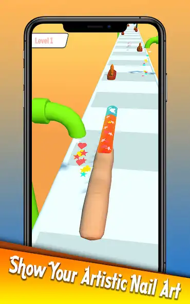 Play Longest Nail Stack Nail Run 3D as an online game Longest Nail Stack Nail Run 3D with UptoPlay