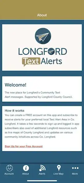 Play LongfordTextAlert.ie  and enjoy LongfordTextAlert.ie with UptoPlay
