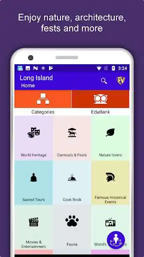 Play Long Island Travel & Explore, Offline Travel Guide  and enjoy Long Island Travel & Explore, Offline Travel Guide with UptoPlay