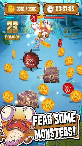 Play Loot Drop: Coin Collecting RPG Adventures! as an online game Loot Drop: Coin Collecting RPG Adventures! with UptoPlay