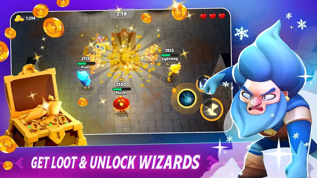 Play Loot Mage Trials: Battle Games as an online game Loot Mage Trials: Battle Games with UptoPlay