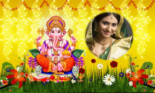 Play Lord Ganesh Photo Frames as an online game Lord Ganesh Photo Frames with UptoPlay