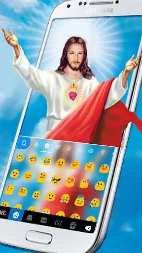 Play Lord Jesus Keyboard Theme as an online game Lord Jesus Keyboard Theme with UptoPlay
