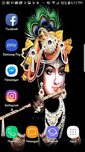 Play Lord Krishna HD Wallpaper Background for Mobile  and enjoy Lord Krishna HD Wallpaper Background for Mobile with UptoPlay