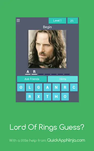 Play Lord Of Rings - Guess  and enjoy Lord Of Rings - Guess with UptoPlay