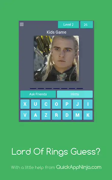 Play Lord Of Rings - Guess as an online game Lord Of Rings - Guess with UptoPlay