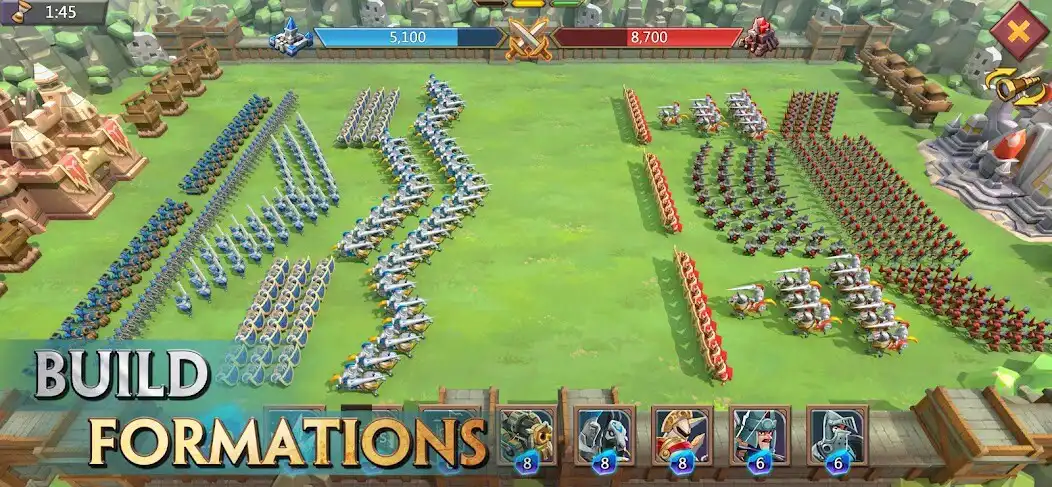 Play Lords Mobile: Kingdom Wars as an online game Lords Mobile: Kingdom Wars with UptoPlay