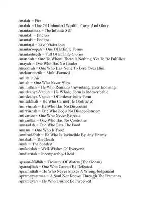 Play Lord Vishnu 1000 Names Meaning