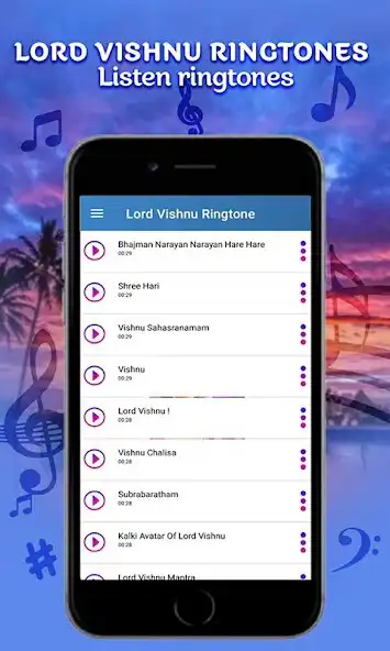 Play Lord vishnu ringtone  and enjoy Lord vishnu ringtone with UptoPlay