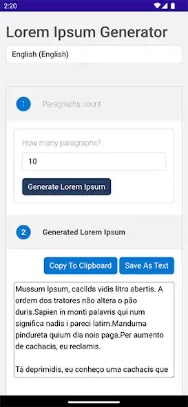 Play Lorem Ipsum Generator Offline as an online game Lorem Ipsum Generator Offline with UptoPlay