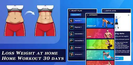 Play Lose Weight at Home - Home Workout in 30 Days  and enjoy Lose Weight at Home - Home Workout in 30 Days with UptoPlay