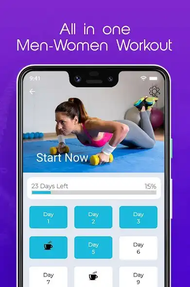 Play Lose Weight in 28 Days - Home Workout for ManWomen as an online game Lose Weight in 28 Days - Home Workout for ManWomen with UptoPlay