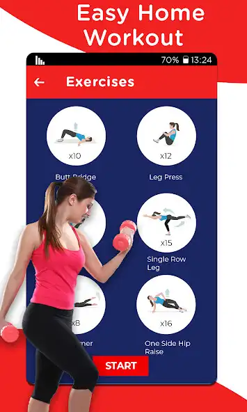 Play Lose Weight in 30 days Workout as an online game Lose Weight in 30 days Workout with UptoPlay