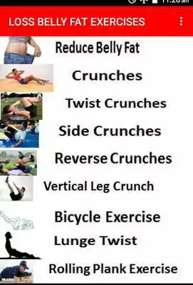Play Loss Belly Fat Exercises