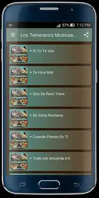 Play Los Temerarios Musicas Letras