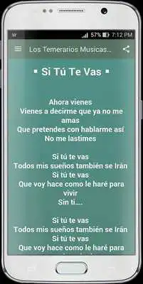 Play Los Temerarios Musicas Letras