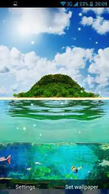 Play Lost Island Live Wallpaper