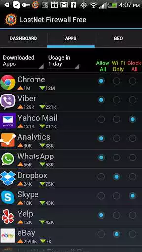 Play LostNet NoRoot Firewall as an online game LostNet NoRoot Firewall with UptoPlay