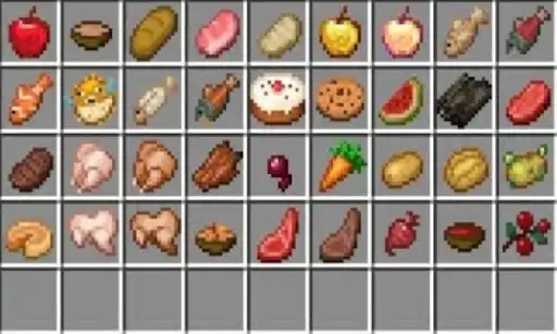 Play Lots More Food Bedrock Addon for MCPE as an online game Lots More Food Bedrock Addon for MCPE with UptoPlay