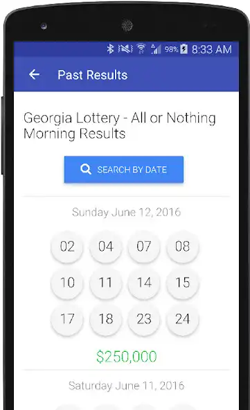 Play Lottery Results for GA as an online game Lottery Results for GA with UptoPlay