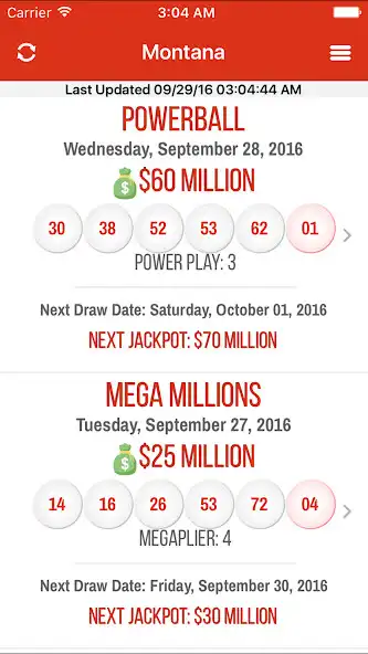 Play Lottery Results - Montana  and enjoy Lottery Results - Montana with UptoPlay