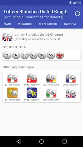 Play Lottery Statistics UK  and enjoy Lottery Statistics UK with UptoPlay