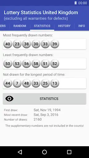Play Lottery Statistics UK as an online game Lottery Statistics UK with UptoPlay