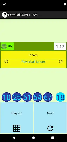 Play LottoBall 5/69 + 1/26  and enjoy LottoBall 5/69 + 1/26 with UptoPlay