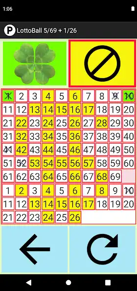 Play LottoBall 5/69 + 1/26 as an online game LottoBall 5/69 + 1/26 with UptoPlay