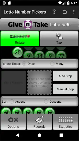 Play Lotto Number Generator for Nigeria as an online game Lotto Number Generator for Nigeria with UptoPlay