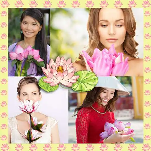 Free play online Lotus Photo Collage  APK