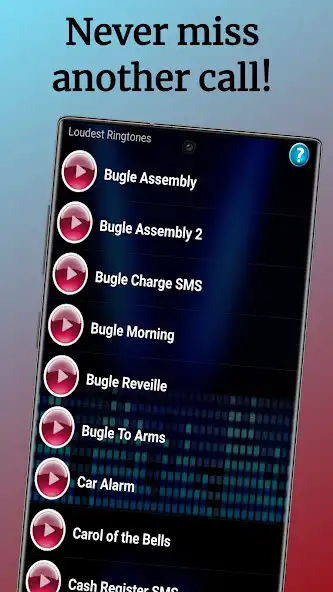 Play Loudest Ringtones  and enjoy Loudest Ringtones with UptoPlay