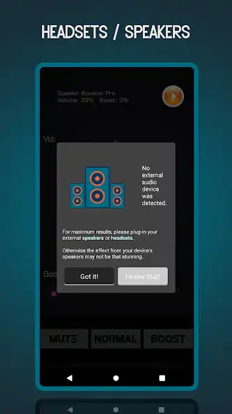 Play Loud Speaker Booster Pro as an online game Loud Speaker Booster Pro with UptoPlay