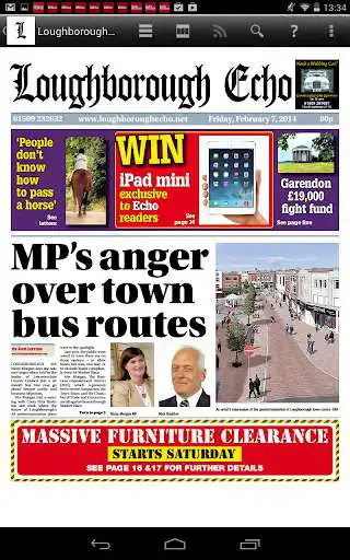 Play Loughborough Echo Newspaper  and enjoy Loughborough Echo Newspaper with UptoPlay