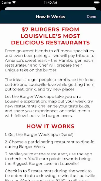 Play Louisville Burger Week as an online game Louisville Burger Week with UptoPlay