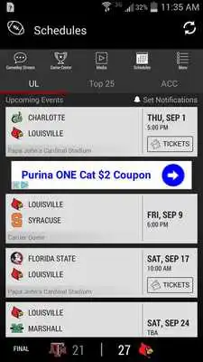 Play Louisville Cards FanXperience