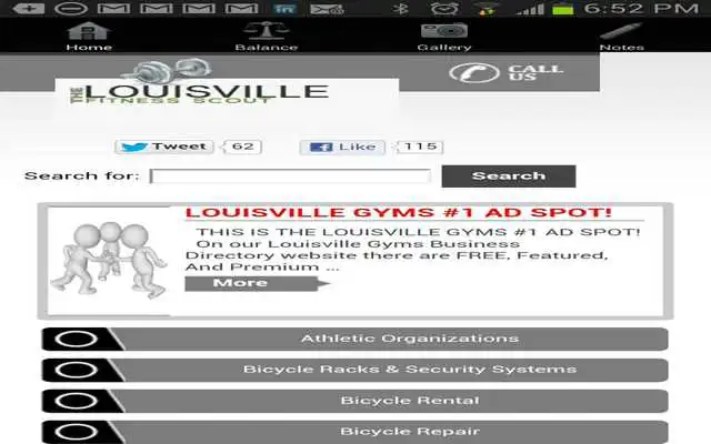 Play Louisville Gyms