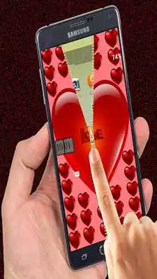 Play Love and Heart Zipper Locker