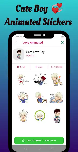 Play Love Animated Stickers Pro  and enjoy Love Animated Stickers Pro with UptoPlay