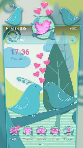 Play Love Birds Theme Launcher  and enjoy Love Birds Theme Launcher with UptoPlay
