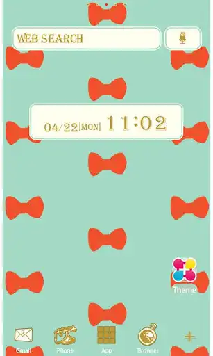 Play APK Love bows Wallpaper Theme  and enjoy Love bows Wallpaper Theme with UptoPlay jp.co.a_tm.android.plus_ribbon