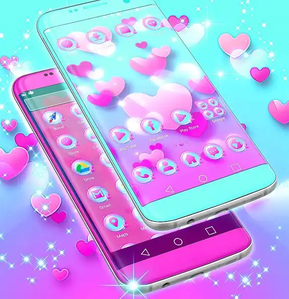 Play Love Bubble Launcher Theme as an online game Love Bubble Launcher Theme with UptoPlay